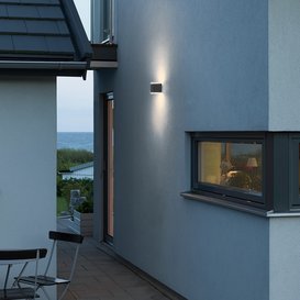 Buiten wandlamp Monza 10.5 cm Antraciet