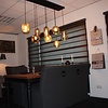 Moderne hanglamp Quinto 8-lichts zwart