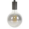 BelaLuz Lichtbron E27 LED 8W Ø12,5 cm Bol Filament titanium Dimbaar