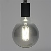 BelaLuz Lichtbron E27 LED 8W Ø12,5 cm Bol Filament titanium Dimbaar