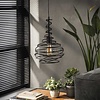 BelaLuz Industriële hanglamp Hunter 1-lichts zwart