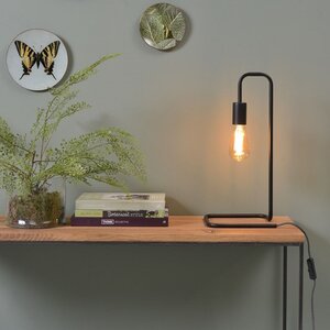 it's about RoMi Moderne tafellamp London minimalistisch zwart