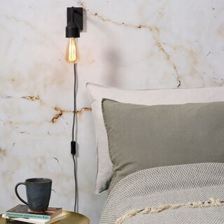 Wandlamp Madrid Zwart