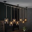 BelaLuz Landelijke - Hanglamp - Bruin - 7 lichts - Lawu