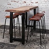 BelaLuz Bartafel boomstam Billy 150 cm massief acaciahout