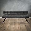 BelaLuz eetkamerbank Vegas 180 cm open rug PU