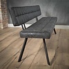 BelaLuz eetkamerbank Vegas 180 cm open rug PU