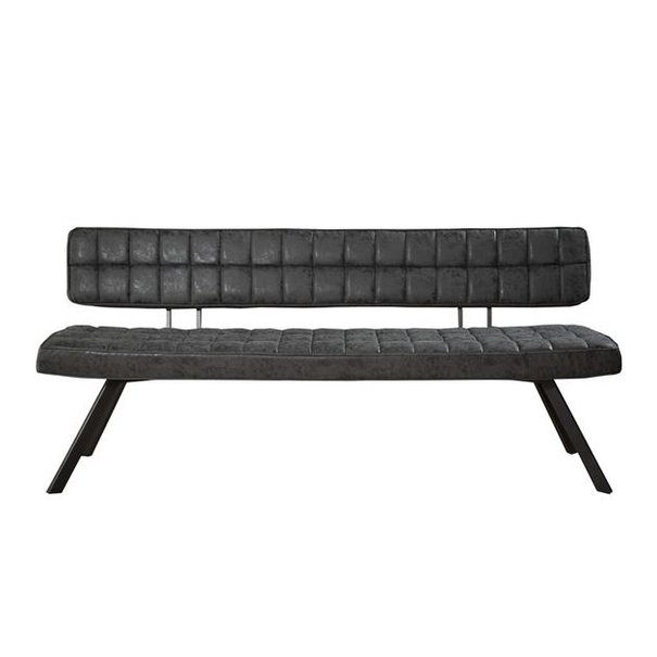 BelaLuz eetkamerbank Vegas 180 cm open rug PU