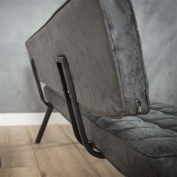 BelaLuz eetkamerbank Vegas 180 cm open rug PU