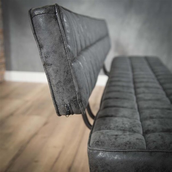 BelaLuz eetkamerbank Vegas 180 cm open rug PU