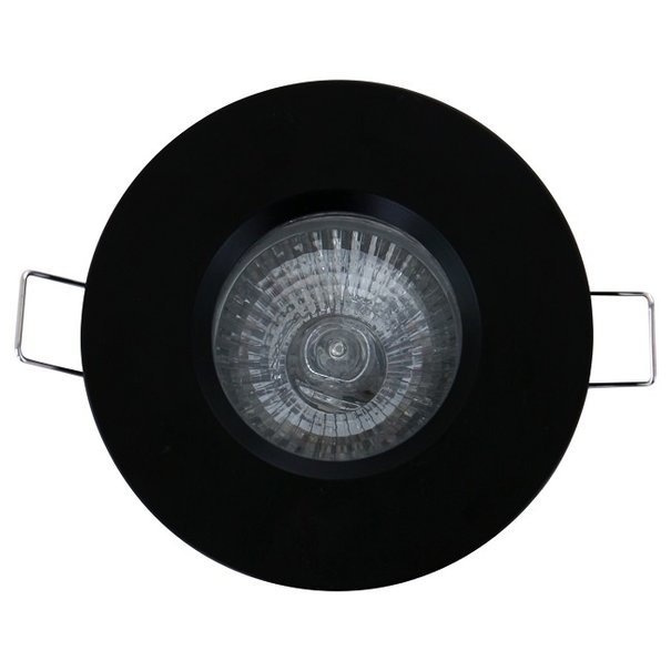 Steinhauer Moderne Inbouwspots Pélite IP44 zwart