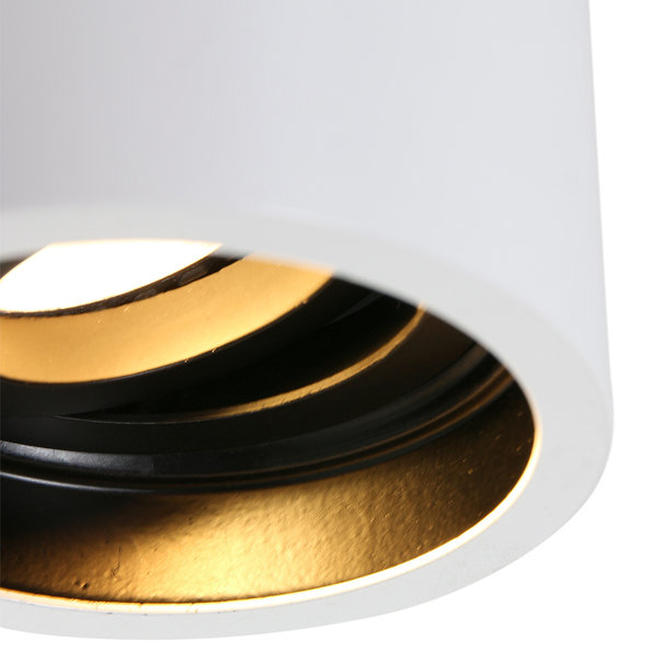 Steinhauer Moderne opbouwspots Pélite kantelbaar wit