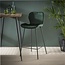 BelaLuz Trendy moderne barstoel Ranomi | velvet | donkergroen velours