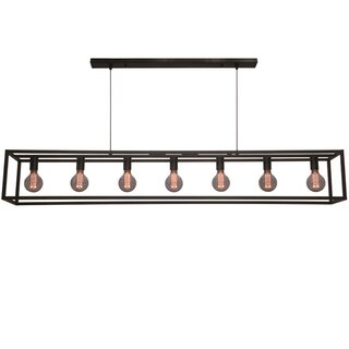 Hanglamp Esteso 7-lichts Zwart