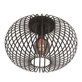 Plafondlamp Aglio Ø40 cm Zwart