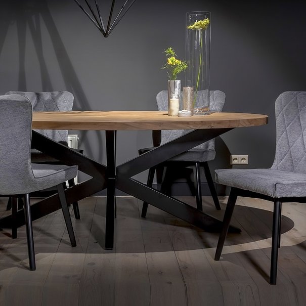 UrbanSofa Eetkamertafel - met spinnenpoot - 200cm - Romy