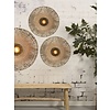 GOOD & MOJO Landelijke wandlamp Kalimantan Ø44cm bamboe naturel