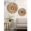 GOOD & MOJO Landelijke wandlamp Kalimantan Ø44cm bamboe naturel