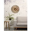 GOOD & MOJO Landelijke wandlamp Kalimantan Ø44cm bamboe naturel
