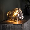 BelaLuz Moderne tafellamp Ice Cube chrome glas