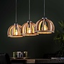 Landelijke - Hanglamp - Bruin - 3 lichts - Fay