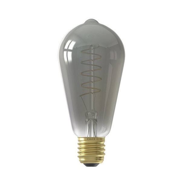 Lichtbron - Calex - 4W - Edison - Filament - Titanium - Smoke - Dimbaar