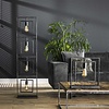 BelaLuz Moderne vloerlamp Flex 4-lichts charcoal