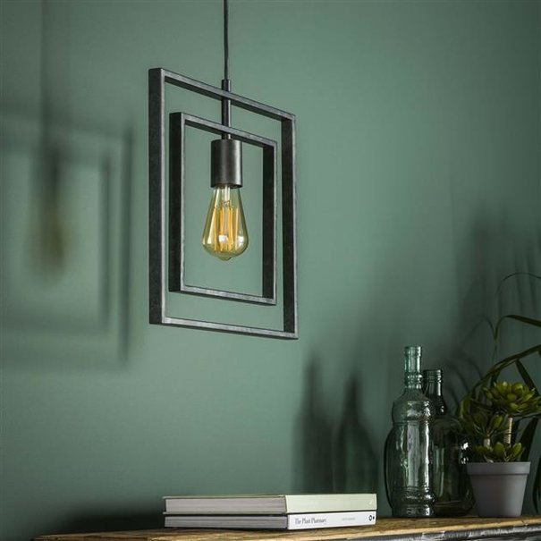 BelaLuz Industriële - Hanglamp - Charcoal - 1 lichts - Flex