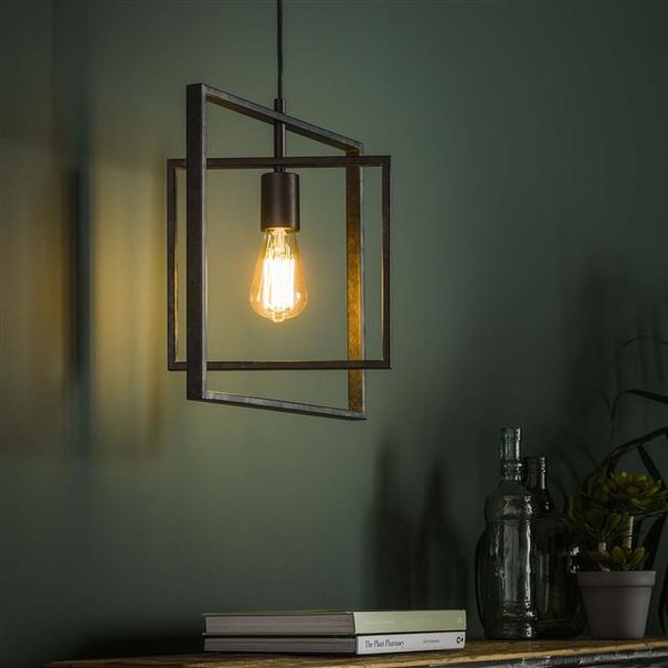 BelaLuz Industriële - Hanglamp - Charcoal - 1 lichts - Flex