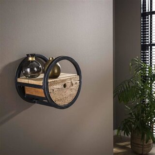 Rond wandschap Tampa Ø30 cm hardhout
