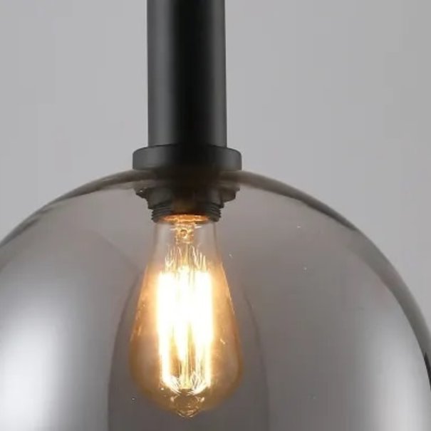Freelight Moderne hanglamp Chandra 3-lichts zwart