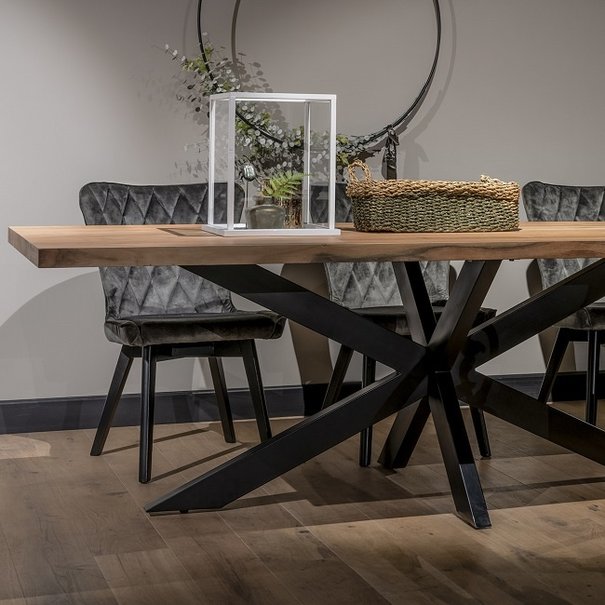 UrbanSofa Eetkamertafel - massief acaciahout - 240cm - Rocco