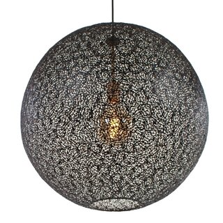 Hanglamp Oronero Ø60 cm Zwart / goud