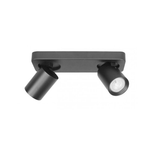 Moderne opbouwspots Oliver 2-lichts zwart