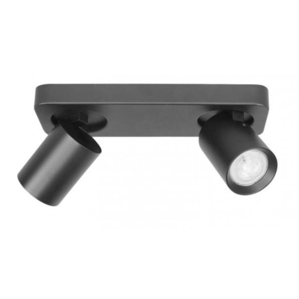 Highlight Moderne opbouwspots Oliver 2-lichts zwart