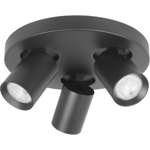 Moderne opbouwspots Oliver 3-lichts rond zwart