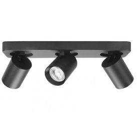 Opbouwspots Oliver 3-lichts Zwart