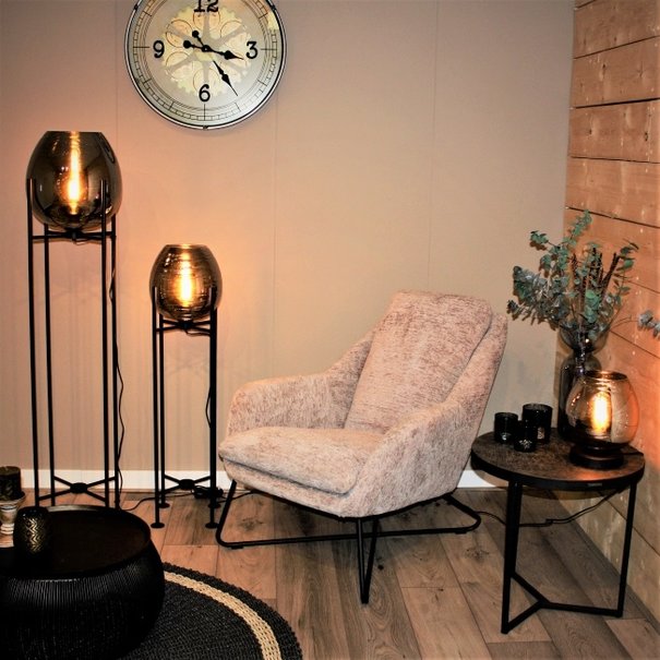 Highlight Moderne tafellamp Fantasy zwart glas