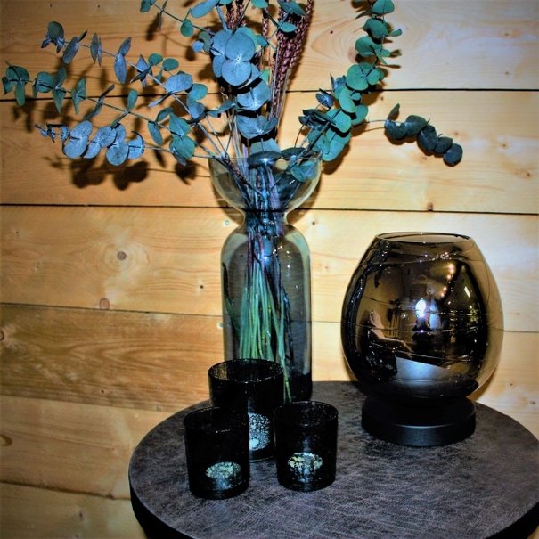 Highlight Moderne tafellamp Fantasy zwart glas