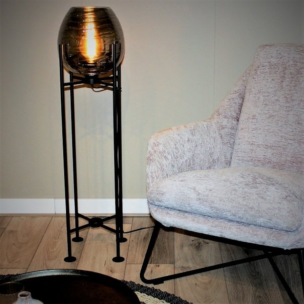 Highlight Moderne vloerlamp Fantasy medium zwart