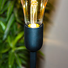 Moderne vloerlamp Tube 130 cm zwart