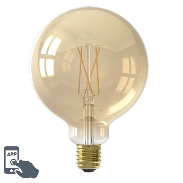 Calex Calex Smart LED E27 7W Ø12,5 cm Bol Amber