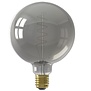 Lichtbron - Calex - 4W - Bol Ø12,5 cm - Filament - Titanium - Smoke - Dimbaar