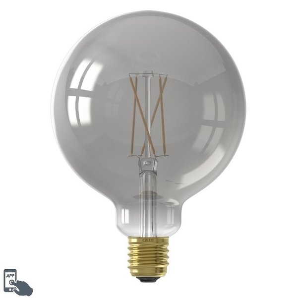 Calex Calex Smart LED E27 7W Ø12,5 cm bol smoke