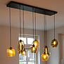 Moderne - Hanglamp - Zwart - 8 lichts - Quinto