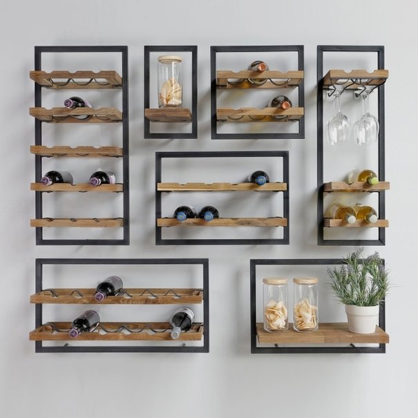 Shelfmate Shelfmate - teak - type D - 75x25x25 cm