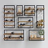 Shelfmate Winemate 35 x 35 x 25 cm teak type B 6 flessen