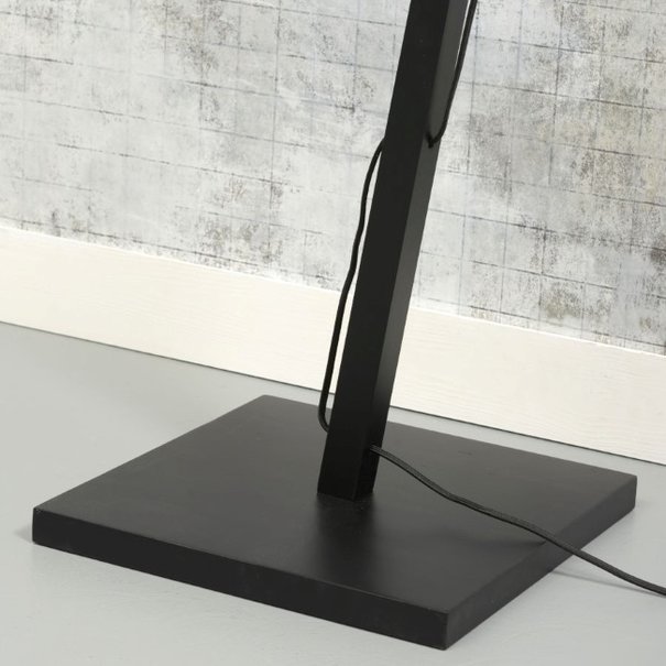 GOOD & MOJO Landelijke vloerlamp Bali small naturel bamboe