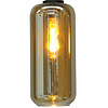 Moderne vloerlamp Quinto 1-lichts zwart glas