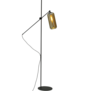 Moderne - Vloerlamp - Zwart - Glas - Quinto